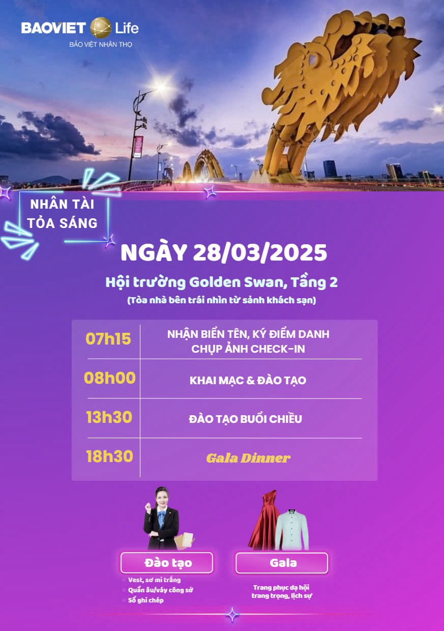 Sự kiện “Nhân Tài Tỏa Sáng” của Bảo Việt Nhân Thọ tại Đà&nbsp;Nẵng