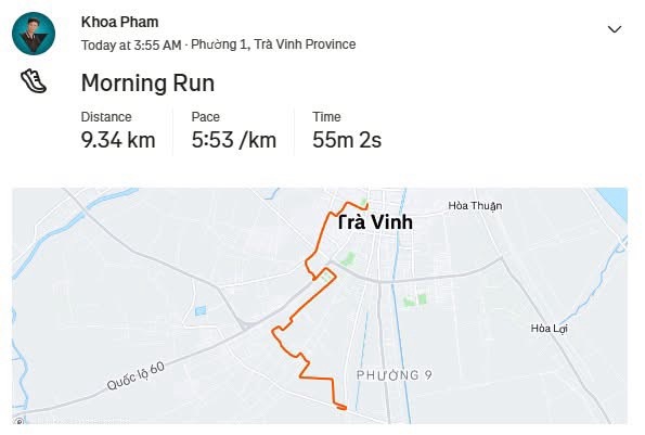 🎽 Về đích 43K Trà Vinh – Một sáng đầy cảm xúc & bài học nhớ đời&nbsp;😅