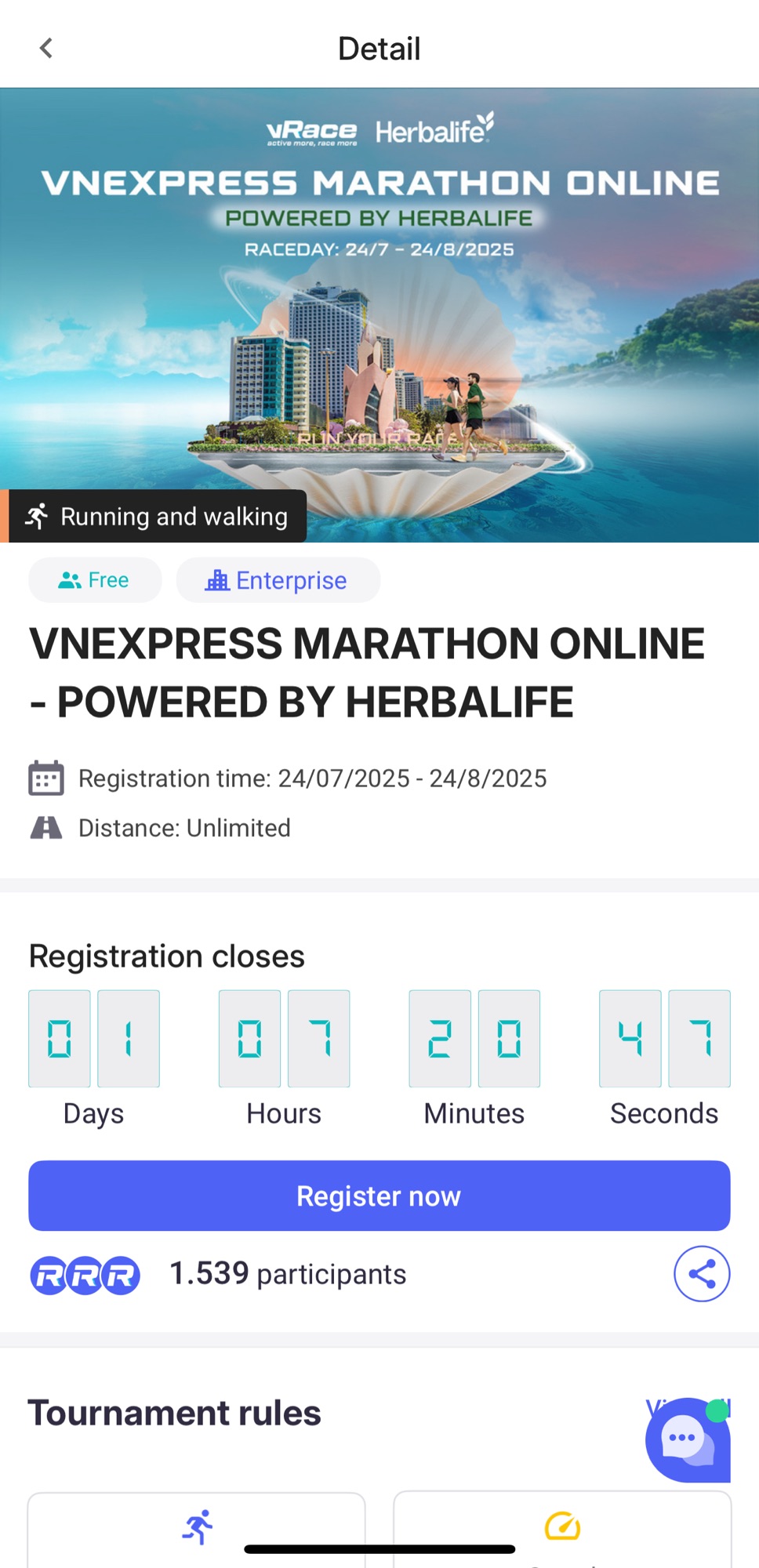 🔥 VNEXPRESS MARATHON ONLINE – POWERED BY&nbsp;HERBALIFE