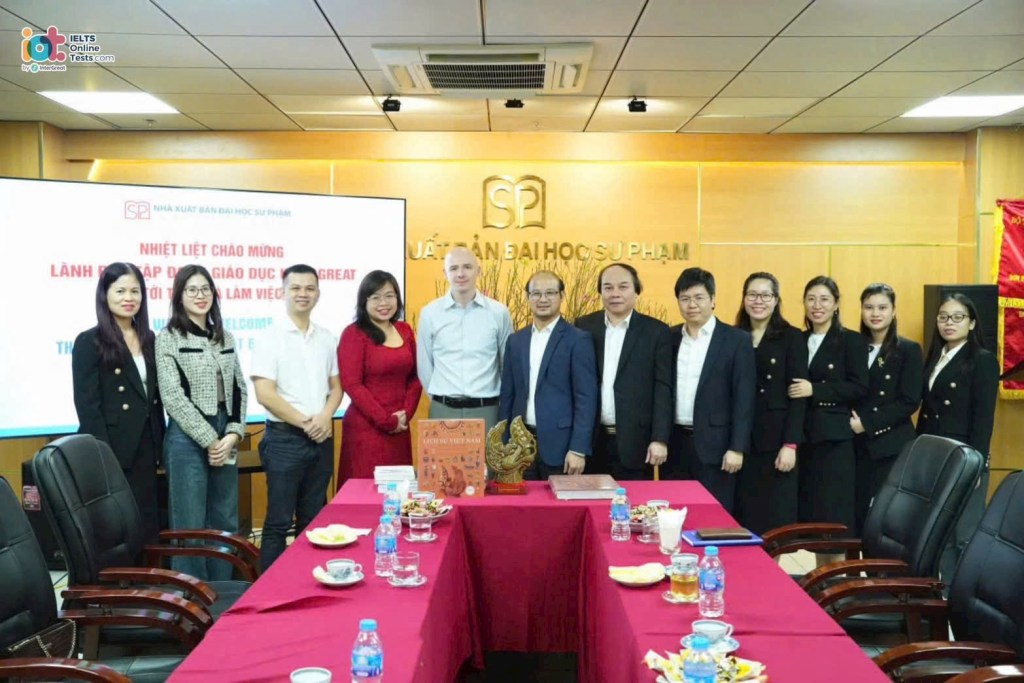 🤝🇻🇳 INTERGREAT EDUCATION GROUP HỢP TÁC CÙNG NHÀ XUẤT BẢN ĐẠI HỌC SƯ PHẠM 🚀 Ra mắt Ngân hàng đề thi IELTS & Phương pháp học B2O do AI hỗ trợ&nbsp;🤖✨