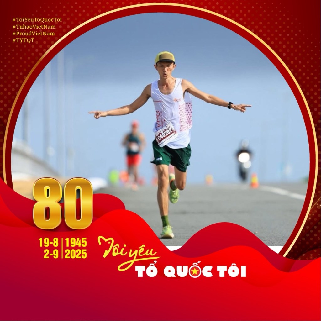 🎉 CHẠY 🏃 KỶ NIỆM 80 NĂM QUỐC KHÁNH NƯỚC CHXHCN VIỆT NAM (2/9/1945 – 2/9/2025)&nbsp;🎉