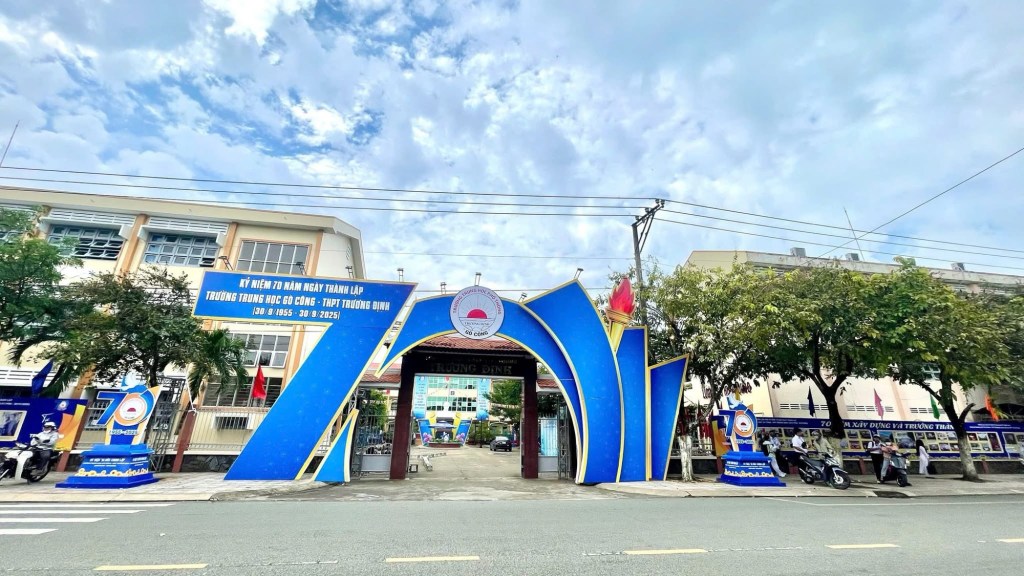 KỶ NIỆM 70 NĂM NGÀY THÀNH LẬP TRƯỜNG TRUNG HỌC GÒ CÔNG – THPT TRƯƠNG ĐỊNH 🎉🎉🎉(30/9/1955 –&nbsp;30/9/2025)